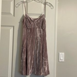 Purple Velvet Dress